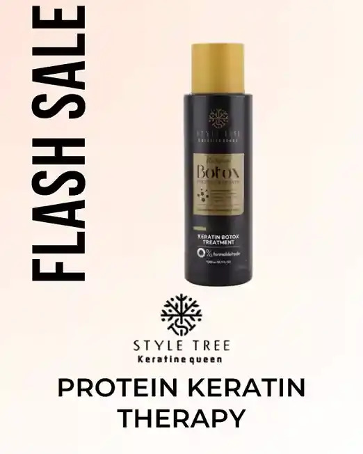 Large bottle of Botox Protein & Keratin 0% Formaldehyde Straightening Treatment. Flash sale