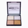 Open Technic Mega Glow Highlighter Palette showing four radiant shades