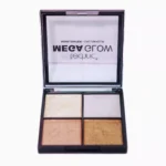 Open Technic Mega Glow Highlighter Palette showing four radiant shades