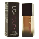HUDA BEAUTY #FauxFilter Luminous Matte Foundation glass bottle and packaging