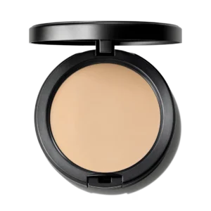 Black compact case of MAC Studio Fix Powder Plus Foundation