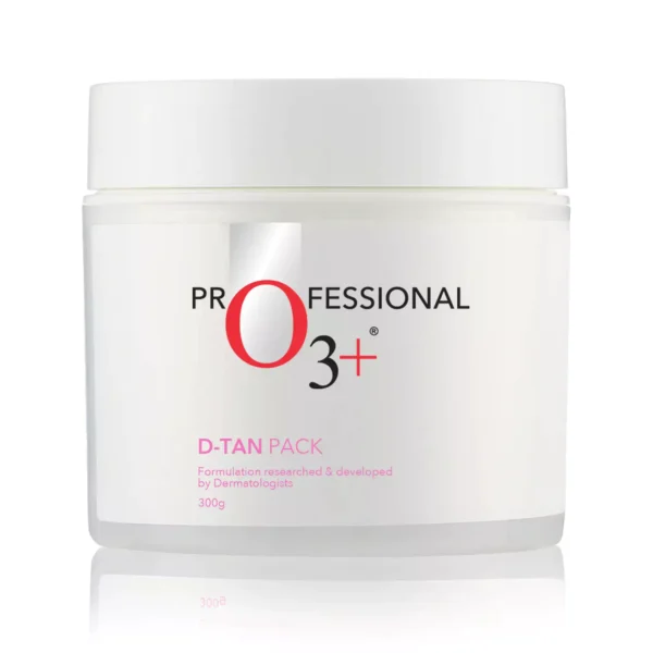 White jar of O3+ D-Tan Professional Pack 300g