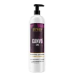 Green and white bottle of Streax Professional Canvo Line Purifying Shampoo 1000ml